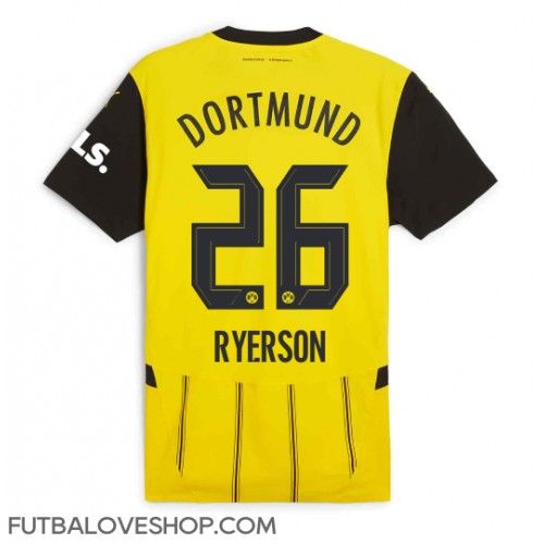 Dres Borussia Dortmund Julian Ryerson #26 Domáci 2024-25 Krátky Rukáv